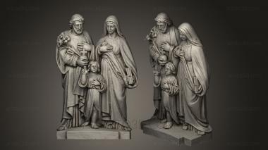 Religious statues (STKRL_0052) 3D model for CNC machine